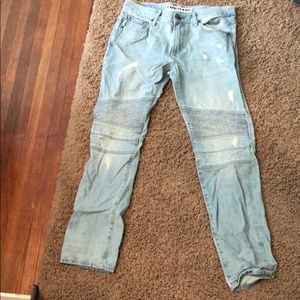 Pre ripped express jeans